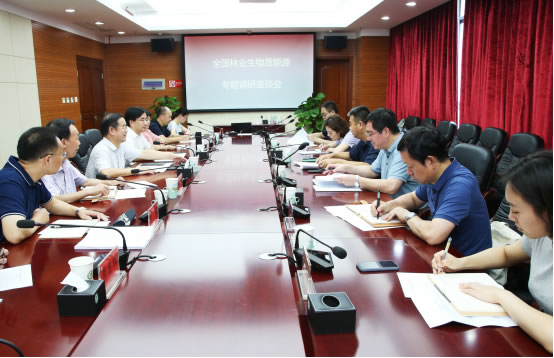 国家林草局来湘调研林业生物质能源发展情况