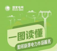 <b>一图读懂—如何获得电力市场服务</b>
