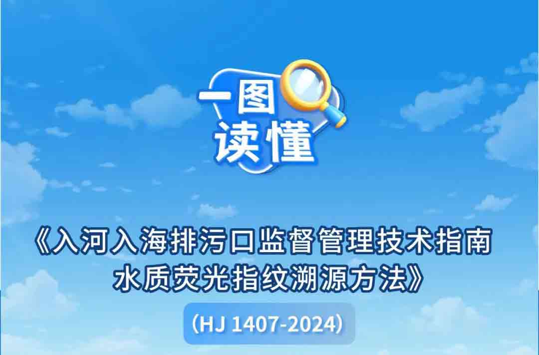 一图读懂 | 《入河入海排污口监督管理技术指南 水质荧光指纹溯源方法》