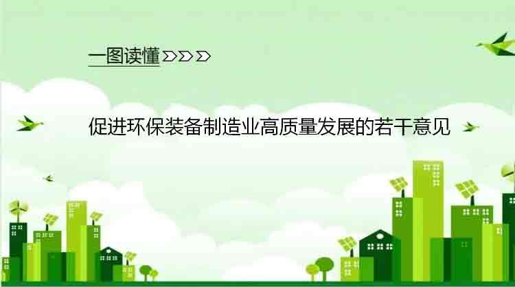 一图读懂《促进环保装备制造业高质量发展的若干意见》